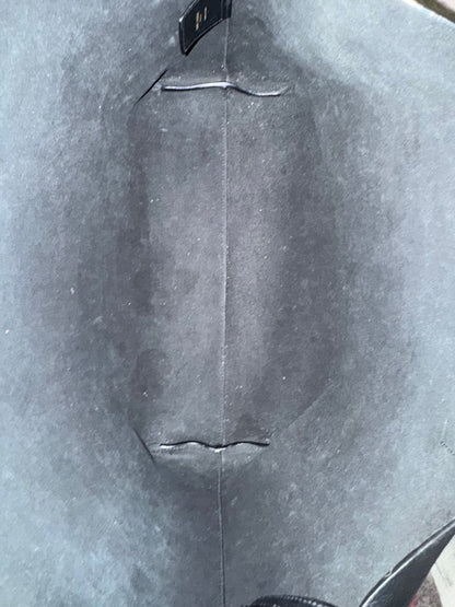 Saint Laurent Shopper Tasche Schwarz Leder mit Clutch - BagAffair